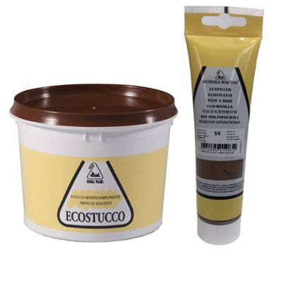 Водорозчинна шпаклівка Ecostucco 1550 59 середній горіх (1 кг), BORMA WACHS КИ004556 фото