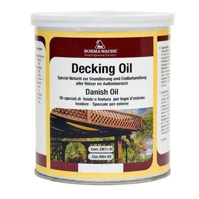 ПАЛУБНОЕ МАСЛО DECKING OIL /DANISH OIL (1 Л), BORMA WACHS КИ014530 фото